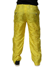 Load image into Gallery viewer, Dolce & Gabbana Yellow DG Monogram Polyester Straight Pants