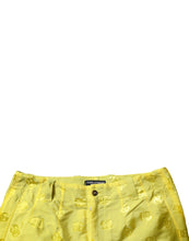 Load image into Gallery viewer, Dolce & Gabbana Yellow DG Monogram Polyester Straight Pants