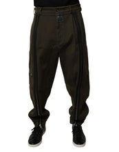 Load image into Gallery viewer, Dolce & Gabbana Dark Brown Cotton Jogger Cargo Pants