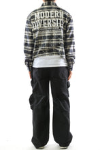 Load image into Gallery viewer, STATIC Heavy Flannel Crop Top Button Down Shirt