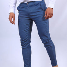 Load image into Gallery viewer, 👔 Men's Slim Fit Button Trousers – Versatile Office & Casual Wear
