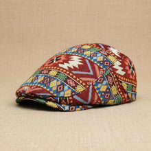 Load image into Gallery viewer, Women’s Retro Beret Hat – Chic British Style Ethnic Beret