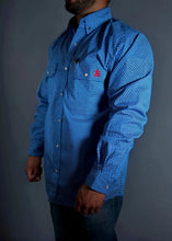 Load image into Gallery viewer, FR Pearl Snap Work Shirt - Royal Blue