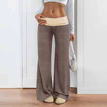 Load image into Gallery viewer, Women’s Wide-Leg Patchwork Pants