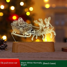 Load image into Gallery viewer, MANDOTOS Christmas 3D LED Acrylic Night Light Ornament Festive Holiday Decor Gift Idea For Kids