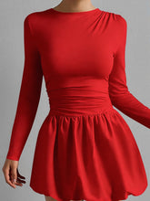 Load image into Gallery viewer, Women's Solid Color Stretch Casual Dress
