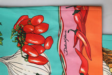 Load image into Gallery viewer, Dolce & Gabbana Green Silk Printed Straight Pants