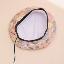 Load image into Gallery viewer, Sequin Flower Beret – Trendy Painter's Hat for Women | Outdoor & Everyday Style