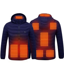Load image into Gallery viewer, New Heated Jacket Coat USB Electric Jacket Cotton Coat Heater Thermal Clothing Heating Vest Men's Clothes Winter