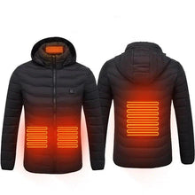 Load image into Gallery viewer, New Heated Jacket Coat USB Electric Jacket Cotton Coat Heater Thermal Clothing Heating Vest Men's Clothes Winter