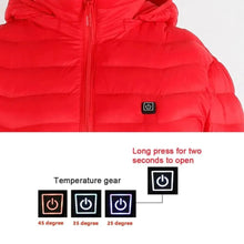 Load image into Gallery viewer, New Heated Jacket Coat USB Electric Jacket Cotton Coat Heater Thermal Clothing Heating Vest Men's Clothes Winter