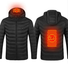 Load image into Gallery viewer, New Heated Jacket Coat USB Electric Jacket Cotton Coat Heater Thermal Clothing Heating Vest Men's Clothes Winter