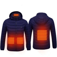 Load image into Gallery viewer, New Heated Jacket Coat USB Electric Jacket Cotton Coat Heater Thermal Clothing Heating Vest Men's Clothes Winter