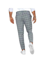 Load image into Gallery viewer, Plaid Print Pants Men's Casual Trousers Loose And Thin