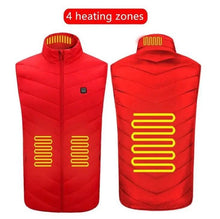 Load image into Gallery viewer, Heated Vest Washable Usb Charging Electric Winter Clothes