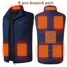 Load image into Gallery viewer, Heated Vest Washable Usb Charging Electric Winter Clothes