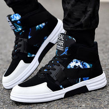 Load image into Gallery viewer, Camouflage High-Top Lace-Up Shoe