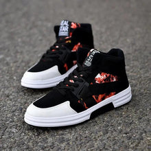 Load image into Gallery viewer, Camouflage High-Top Lace-Up Shoe