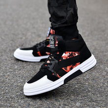 Load image into Gallery viewer, Camouflage High-Top Lace-Up Shoe