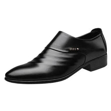 Load image into Gallery viewer, Casual pointed toe shoes men leather shoes men