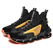 Load image into Gallery viewer, Fly Woven Mesh High-Top Sneakers - Breathable Thick-Soled Running Shoes