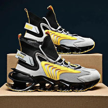 Load image into Gallery viewer, Fly Woven Mesh High-Top Sneakers - Breathable Thick-Soled Running Shoes