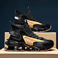 Load image into Gallery viewer, Fly Woven Mesh High-Top Sneakers - Breathable Thick-Soled Running Shoes