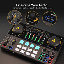 Load image into Gallery viewer, All-in-One Audio Interface and Podcast Studio - Portable Recording System