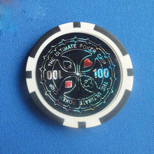 Load image into Gallery viewer, ABS Plastic High-End Two-Color Chips Poker Baccarat Game Coins