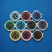 Load image into Gallery viewer, ABS Plastic High-End Two-Color Chips Poker Baccarat Game Coins