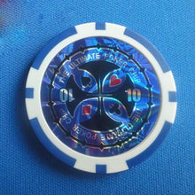 Load image into Gallery viewer, ABS Plastic High-End Two-Color Chips Poker Baccarat Game Coins