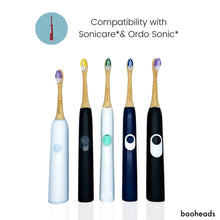 Load image into Gallery viewer, booheads Bamboo Electric Toothbrush Heads — Sonicare Compatible