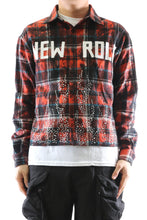 Load image into Gallery viewer, VERIN Heavy Flannel Crop Top Button Down Shirt