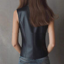 Load image into Gallery viewer, Women’s Stand Collar Backless Slim Fit Crop Top