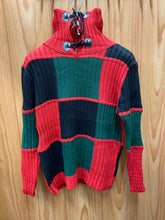 Load image into Gallery viewer, Stacy Adams SW121 Red/Green Geometric Print Sweater