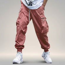 Load image into Gallery viewer, Men’s Multi‑Pocket Drawstring Cargo Pants