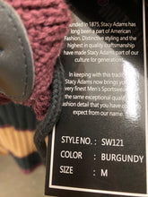 Load image into Gallery viewer, Stacy Adams SW121 Burgundy Geometric Print Sweater