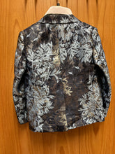 Load image into Gallery viewer, Kids World of USA Navy/Light Blue/Silver Floral Print 5-Piece Boys Suit