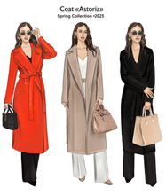 Load image into Gallery viewer, Astoria Classic Wraparound Wool Blend Overcoat