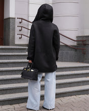 Load image into Gallery viewer, ⇆ Reversible Faux Shearling Hooded Coat