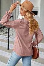 Load image into Gallery viewer, 🌸 Round Neck Flounce Sleeve T-Shirt