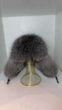 Load image into Gallery viewer, Genuine Silver Fox Leather Hat Unisex