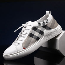 Load image into Gallery viewer, Summer Canvas Mens Breathable Vulcanize Sneakers Light Men Casual Walking Shoe Non-slip Fashionable Sports Shoes Mens Workout Lightweight White Flat Sneakers