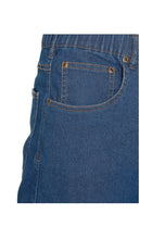 Load image into Gallery viewer, Men's Casual Elastic Waist Denim & Twill Pull on Jeans Pants