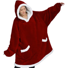 Load image into Gallery viewer, Modern Oversized Hoodie Blanket With Sleeves Sweatshirt Woman Fleece Hoody Women Pocket Female Hooded Oversized Hoodie Blanket Fleece Warm Cozy Blanket for Women One Size Fits All Men Women