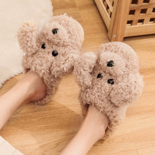 Load image into Gallery viewer, Couples Winter Pack Heel Cotton Shoes Women's Mens Slipper Winter Shoes New Fashion Casual Fur Plush Slides Winter Slippers For Women House Slippers Fluffy Soft Comfy Fuzzy Slippers Faux Fur Plush Anti-Skid Slippers