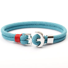 Load image into Gallery viewer, Amazing Multilayer Anchor Bracelets Charm Survival Rope Chain Fashion Jewelry Bracelet Men For Women Best Gift