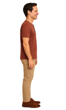 Load image into Gallery viewer, Men's Short Sleeve Henley Relaxed Fit Shirt with Pocket