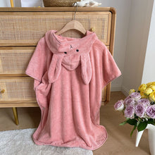 Load image into Gallery viewer, Trendy Rabbit Cartoon Bathrobes For Girls Boys Unisex Soft Hooded And Comfortable Kids Vintage Design Bathrobes