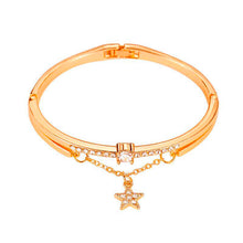 Load image into Gallery viewer, Rose Gold Stainless Steel Bracelets & Bangles Female Heart Forever Love Charm Bracelet For Women